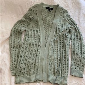Forever 21 Mint Cardigan